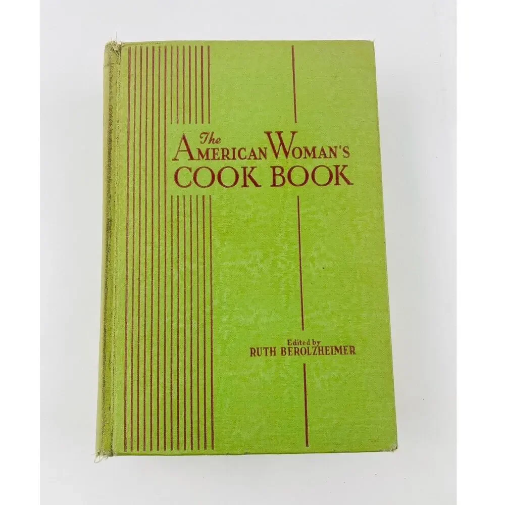 The American Woman's Cook Book 1939 Ruth Berolzheimer Thumb Indexed Culinary Vtg